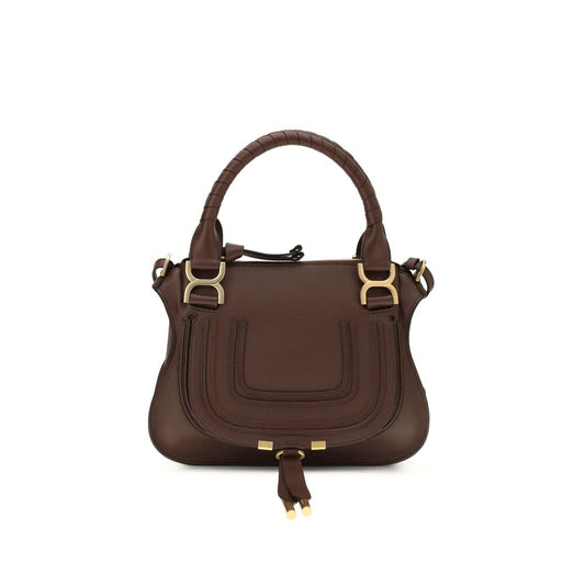 Flap Shoulder Bag by Chloé for women in bos taurus calf leather brown, signature & monogram features a effortless sophistication silhouette, secured by a flap & zipper with ample external-pockets and versatile shoulder-strap, handle & adjustable-strap for a effortless sophistication finish.