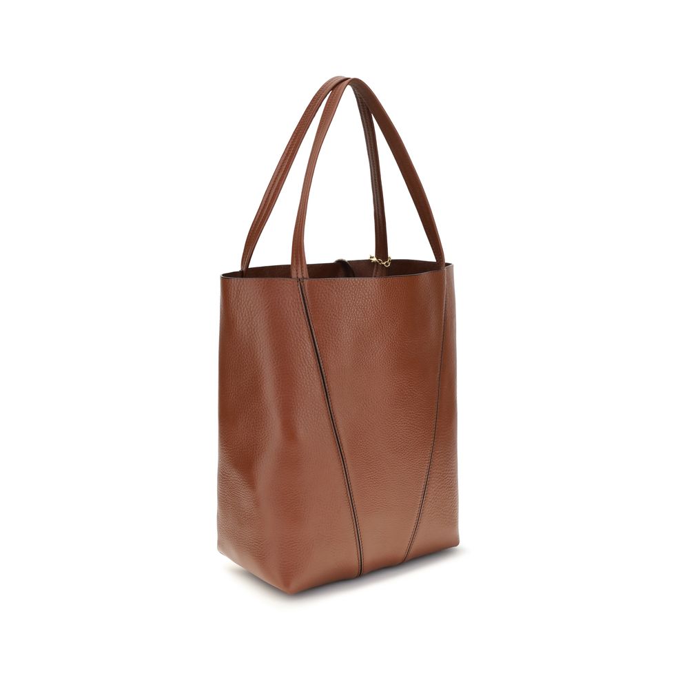 Shoulder Bag by Chloé for women in bos taurus calf grained leather brown & monogram features an effortlessly chic silhouette with a secure , ample single-compartment, and versatile shoulder-strap & handle for effortlessly chic everyday luxury.