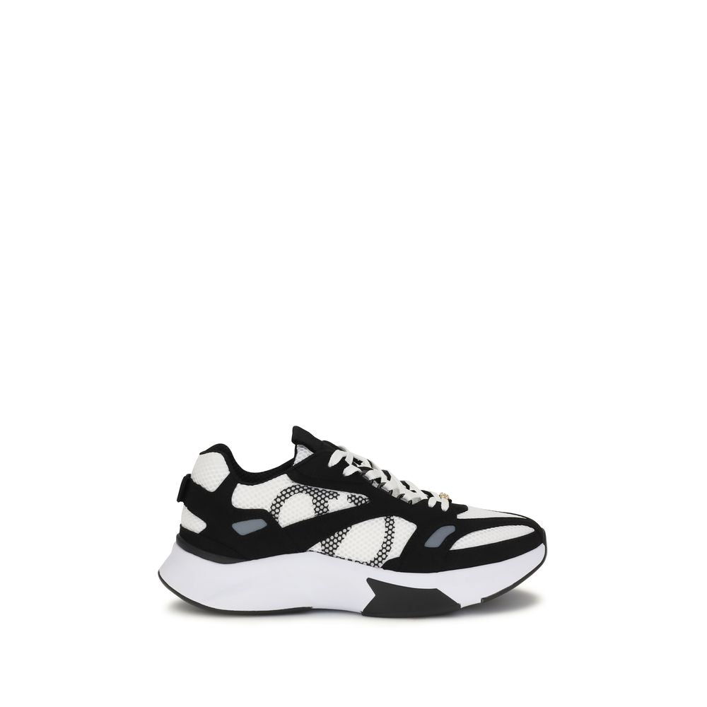 Athletic Sneakers by Valentino Garavani for men in suede leather gold, multicolor, signature-print & print showcases an impeccable silhouette, defined by an impeccable low-top style design that perfectly captures the essence of the V Logo Men's Low Top Suede Leather Athletic Sneakers.