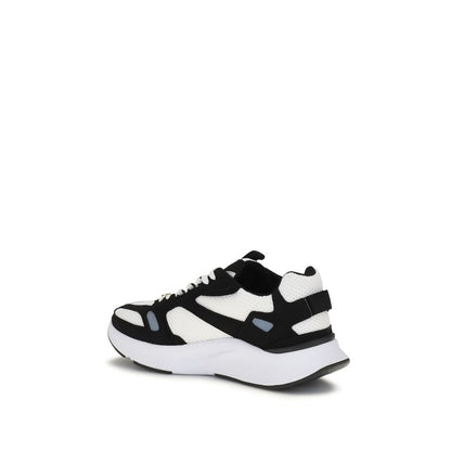 Athletic Sneakers by Valentino Garavani for men in suede leather gold, multicolor, signature-print & print presents a sleek silhouette, perfectly capturing the low-top style essence of V Logo Men's Low Top Suede Leather Athletic Sneakers with its sleek design and premium finish.