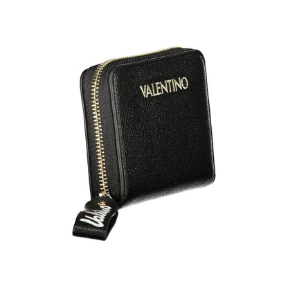 Mario Valentino Polyurethane Cardholder Wallet - Black Signature