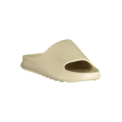 Slip-On Slippers by Norway 1963 for men in polyurethane beige & print features an effortlessly elegant silhouette, showcasing the Men's Polyurethane Slip-On Slippers design with an effortlessly elegant and a for a effortlessly elegant look.