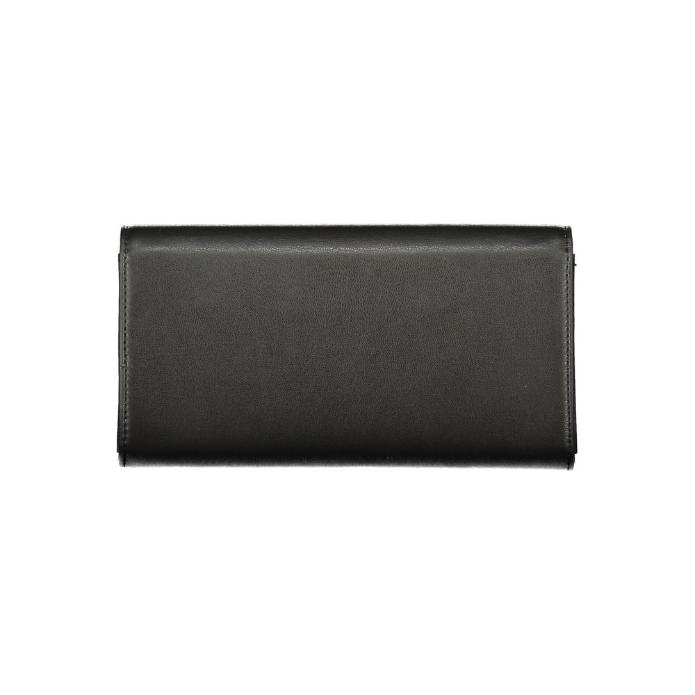 Mario Valentino Polyurethane Wallet - Black