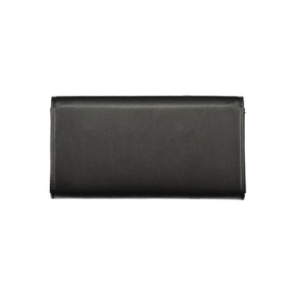 Mario Valentino Polyurethane Wallet - Black
