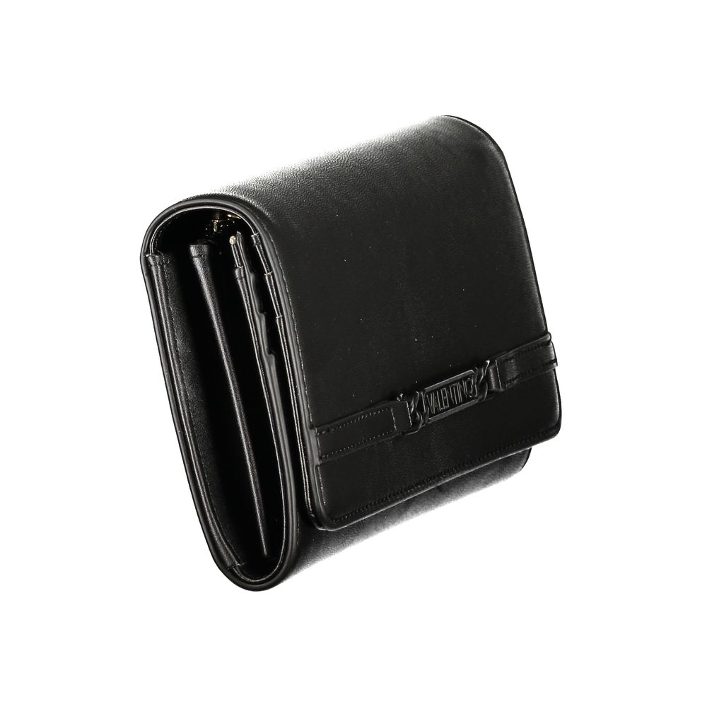Mario Valentino Polyurethane Wallet - Black