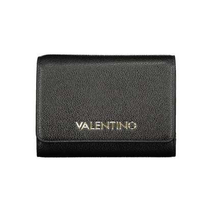 Mario Valentino Polyurethane Cardholder Wallet - Black