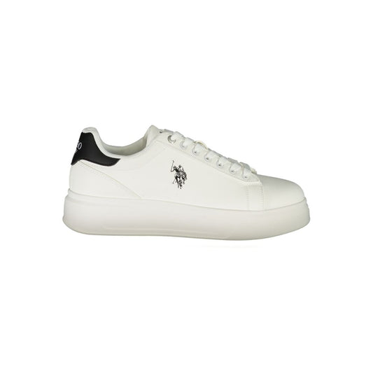 Athletic Sneakers U.S. POLO ASSN. men polyester & polyurethane black, white & print featuring a avant-garde Crisp Men's Athletic Polyester & Polyurethane Sneakers design with a avant-garde athletic style for a refined finish.