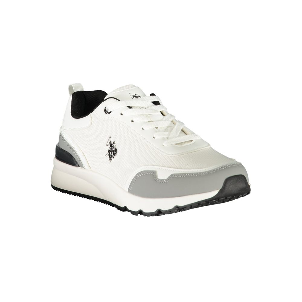 Athletic Sneakers by U.S. POLO ASSN. for men in polyester black, gray, white & print showcases an impeccable silhouette, defined by an impeccable athletic style design that perfectly captures the essence of the Men's Athletic Polyester Sneakers.