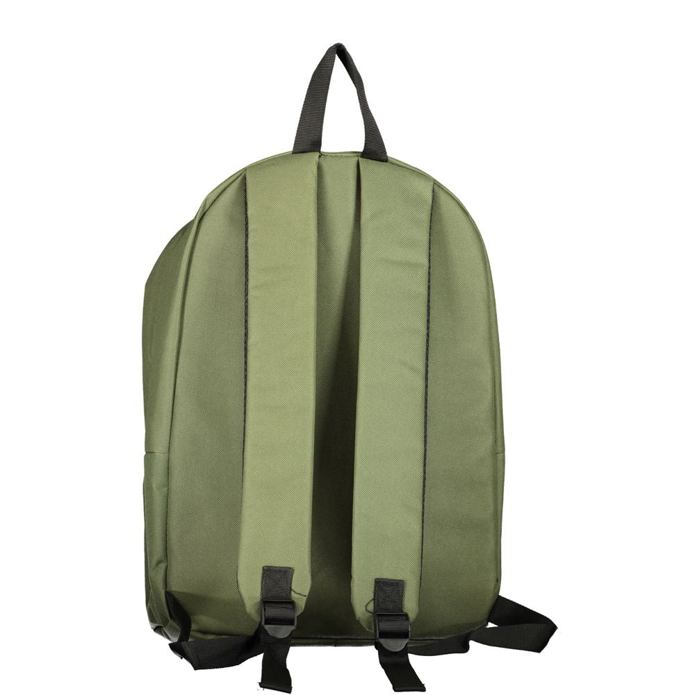 Backpack by Norway 1963 for men in polyester green & signature features an stately silhouette from the Polyester Backpack range, with a secure zipper, ample external-pockets, and versatile handle, backpack-strap & adjustable-strap.