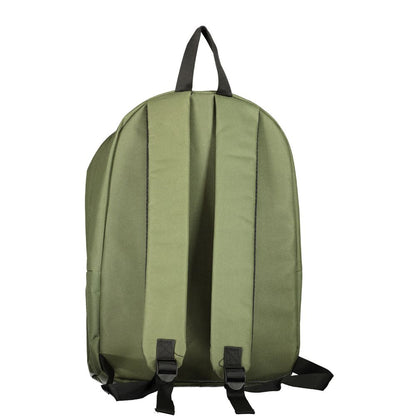 Backpack by Norway 1963 for men in polyester green & signature features an stately silhouette from the Polyester Backpack range, with a secure zipper, ample external-pockets, and versatile handle, backpack-strap & adjustable-strap.