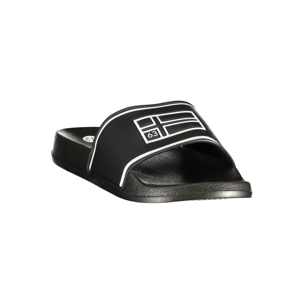 Slippers by Norway 1963 for men in polyethylene black, white & print features an effortless chic Men's Polyethylene Slippers aesthetic, defined by a and a refined .