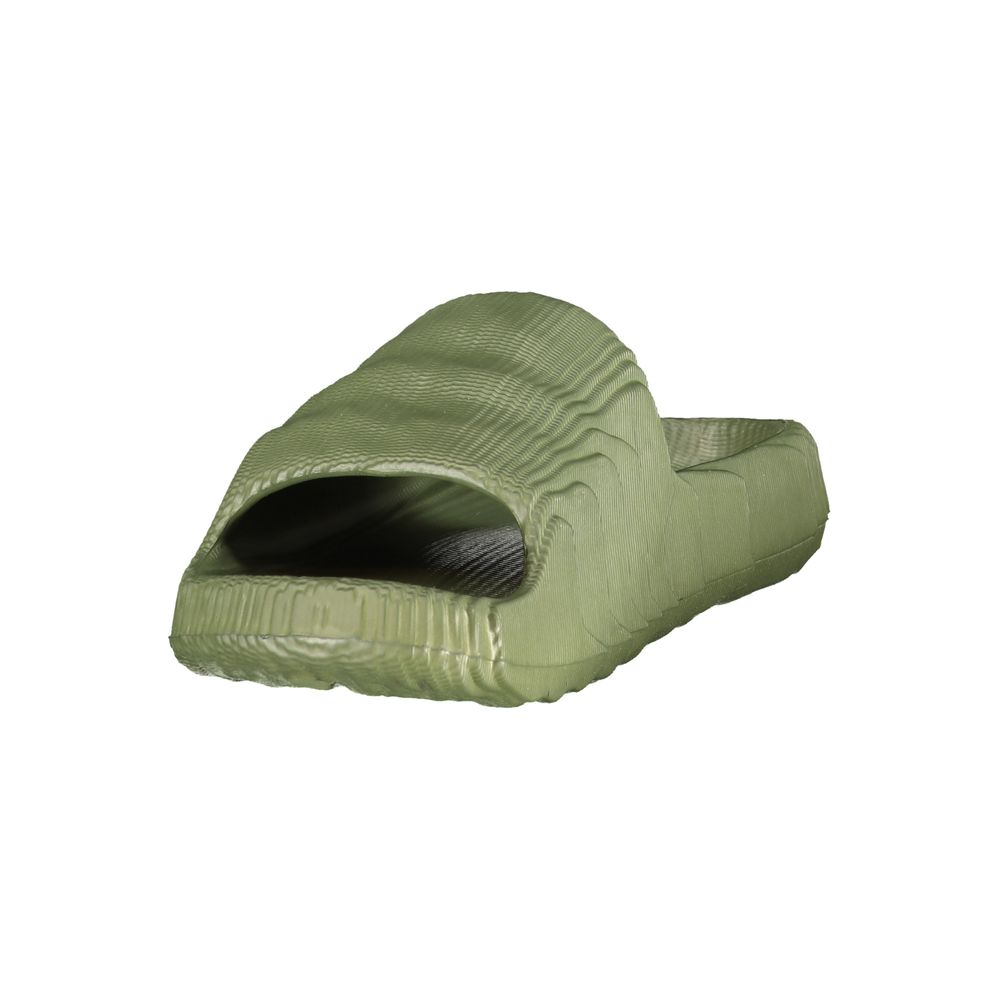 Sandals by Norway 1963 for men in polyethylene and green & print presents a sculptural silhouette, showcasing the signature style of the Men's Polyethylene Sandals with a sculptural and sculptural .
