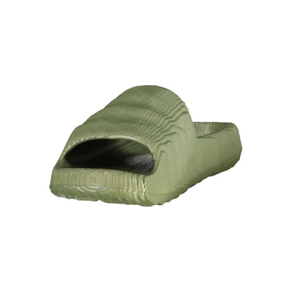 Sandals by Norway 1963 for men in polyethylene and green & print presents a sculptural silhouette, showcasing the signature style of the Men's Polyethylene Sandals with a sculptural and sculptural .