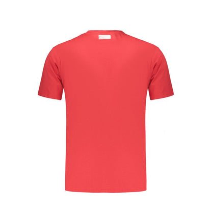T-Shirt by Bikkembergs for men in cotton red & print features an edgy silhouette, meticulously detailed with a sophisticated and crew neckline for a truly edgy finish.