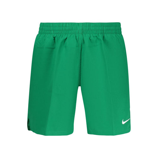 Swim Shorts by Nike for men in polyester green features an glamourous silhouette from the Waves Men's Polyester Swim Shorts collection, highlighting a refined fit and glamourous cut for a premium poolside look.