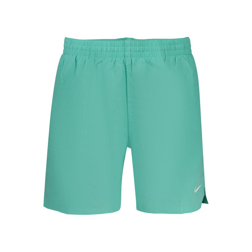 Swim Shorts by Nike for men in polyester and azzurro & signature showcases a sinuous silhouette, expertly cut for a sinuous fit as part of the Men's Polyester Swim Shorts collection.