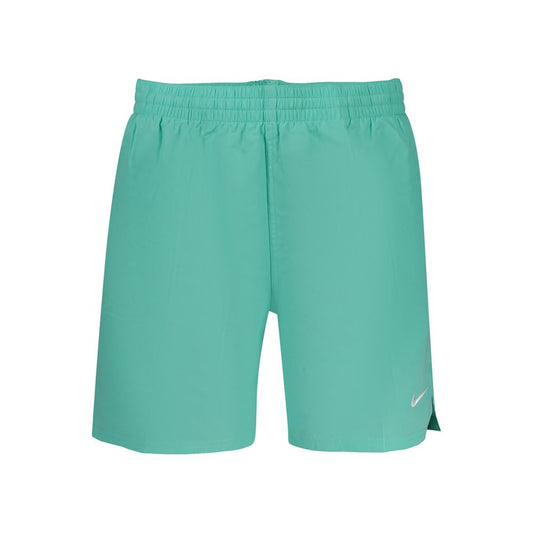 Swim Shorts by Nike for men in polyester and azzurro & signature showcases a sinuous silhouette, expertly cut for a sinuous fit as part of the Men's Polyester Swim Shorts collection.