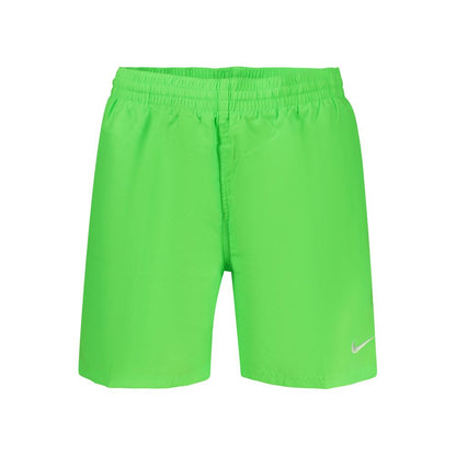 Swim Shorts by Nike for men in polyester green features an glamourous silhouette from the Men's Polyester Swim Shorts collection, highlighting a refined fit and glamourous cut for a premium poolside look.