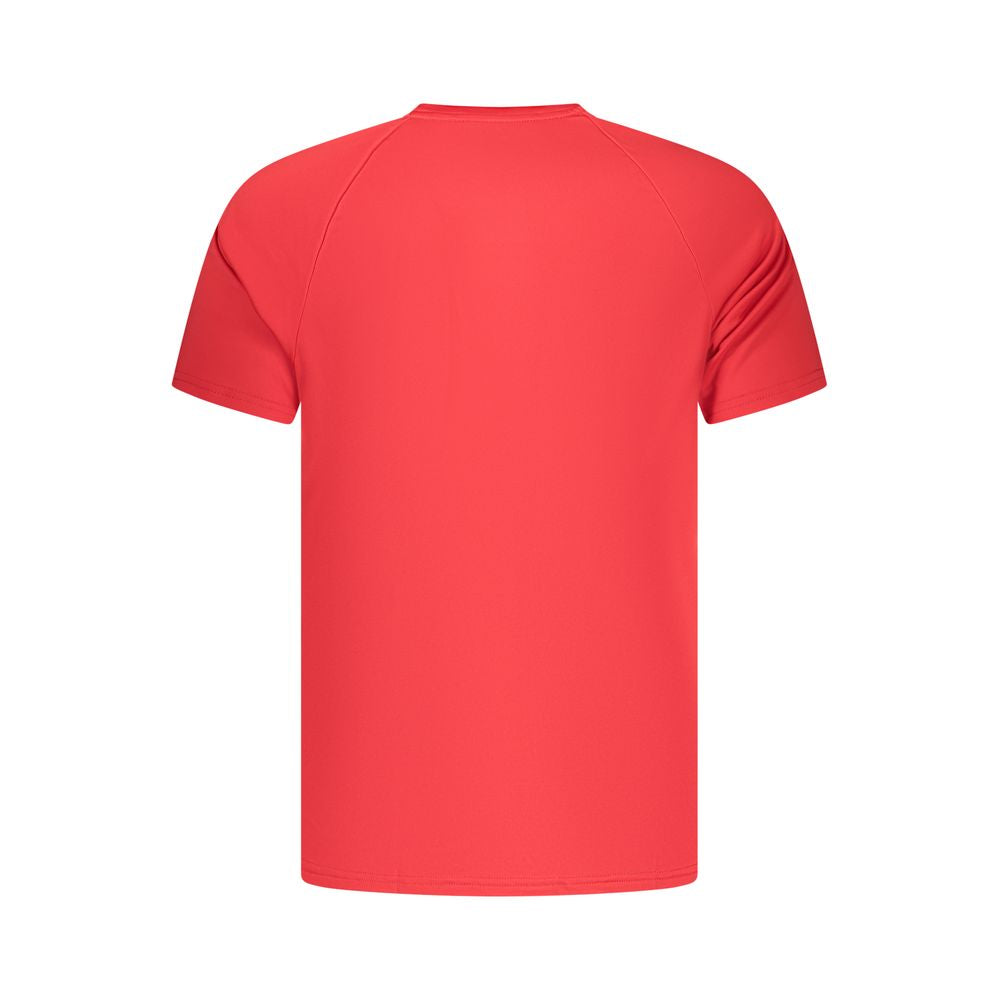 T-Shirt by Nike for men in polyester red features an edgy silhouette, meticulously detailed with a sophisticated and for a truly edgy finish.