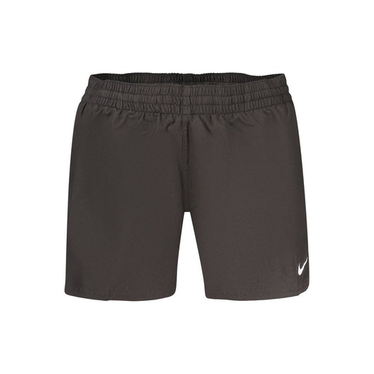Swim Shorts by Nike for men in polyester black presents a beach chic silhouette from the Waves Men's Polyester Swim Shorts collection, showcasing a beach chic cut for a refined poolside look.