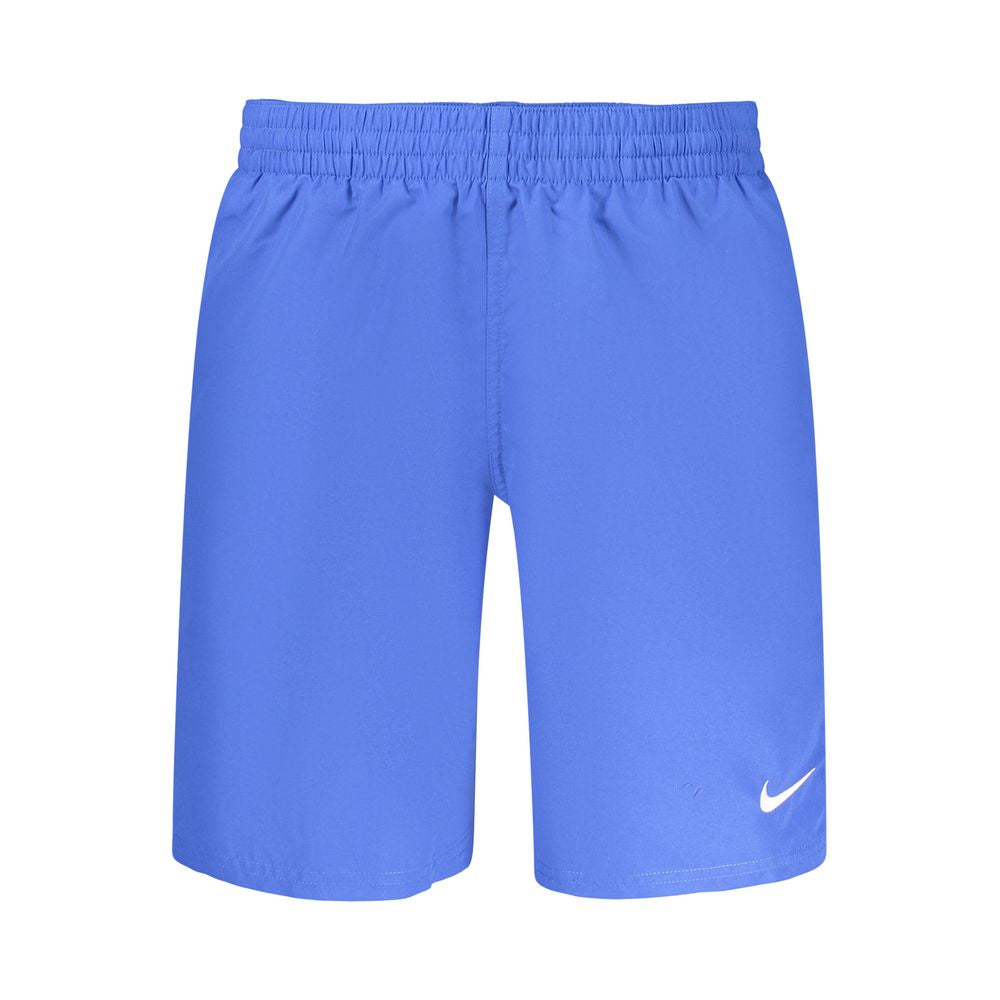 Swim Shorts by Nike for men in polyester blue presents a sculptural silhouette, showcasing the sculptural Men's Polyester Swim Shorts design with a refined cut for a premium, sophisticated look.