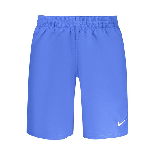 Swim Shorts by Nike for men in polyester blue presents a sculptural silhouette, showcasing the sculptural Men's Polyester Swim Shorts design with a refined cut for a premium, sophisticated look.