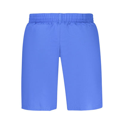 Swim Shorts by Nike for men in polyester blue showcases a sculptural silhouette, expertly capturing the sophisticated essence of the sculptural Men's Polyester Swim Shorts design for a premium poolside look.