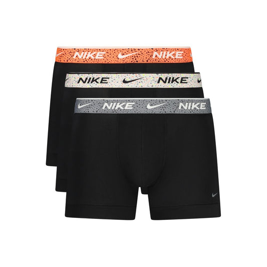 Underwear Boxer Shorts by Nike for men in stretch cotton black & signature, featuring a contoured Men's Stretch Cotton Underwear Boxer Shorts design with a contoured fit for ultimate comfort.