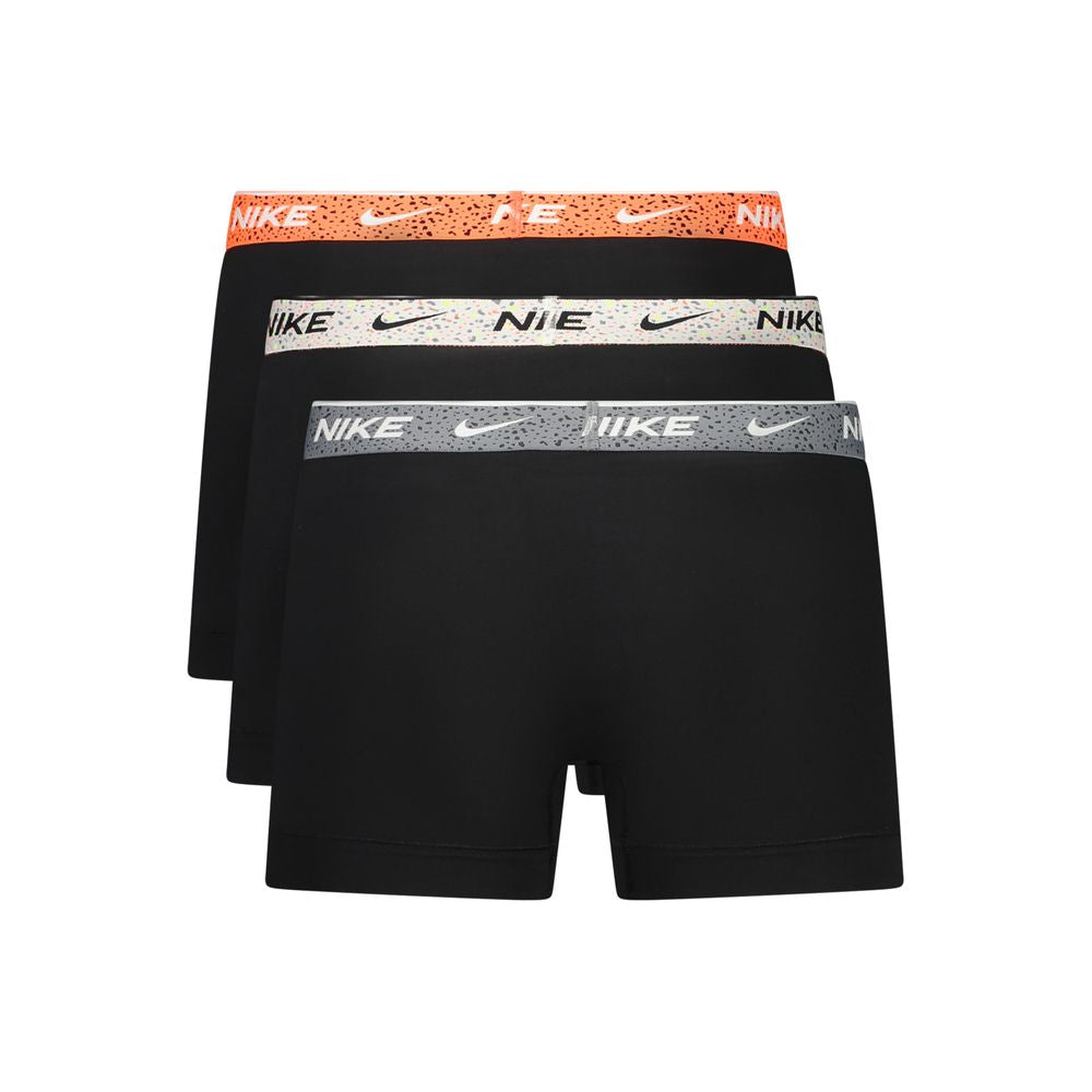Underwear Boxer Shorts by Nike for men in stretch cotton black & signature presents a subtle silhouette as Men's Stretch Cotton Underwear Boxer Shorts, expertly tailored with a subtle fit for a premium look.