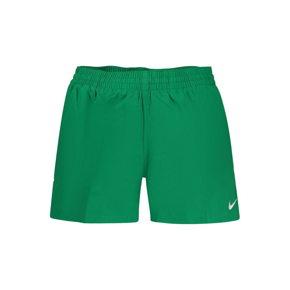 Swim Shorts by Nike for men in polyester green features an glamourous silhouette from the Men's Polyester Swim Shorts collection, highlighting a refined fit and glamourous cut for a premium poolside look.