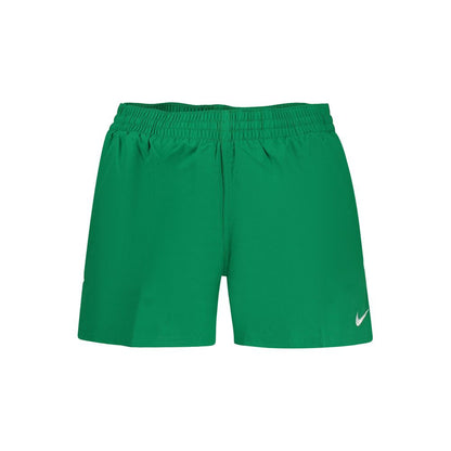 Swim Shorts by Nike for men in polyester green features an glamourous silhouette from the Men's Polyester Swim Shorts collection, highlighting a refined fit and glamourous cut for a premium poolside look.