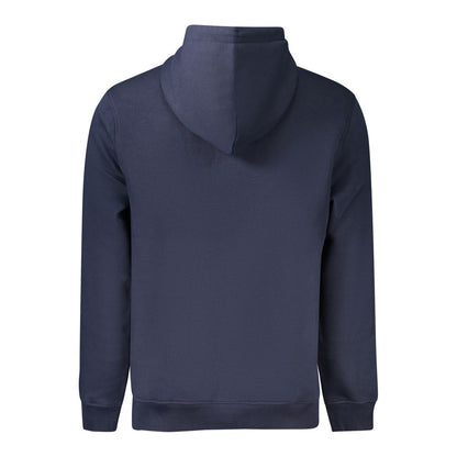 Hooded Sweatshirt Hoodie by Tommy Hilfiger for men in cotton polyester blue & print features an dramatic silhouette, showcasing a sophisticated hooded neckline and dramatic for a refined, modern aesthetic.