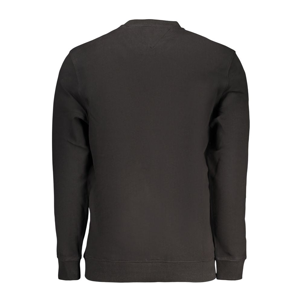 Sweatshirt by Tommy Hilfiger for men in cotton black & print features an magnificent silhouette, showcasing a sophisticated crew neckline and detail for a truly magnificent finish.