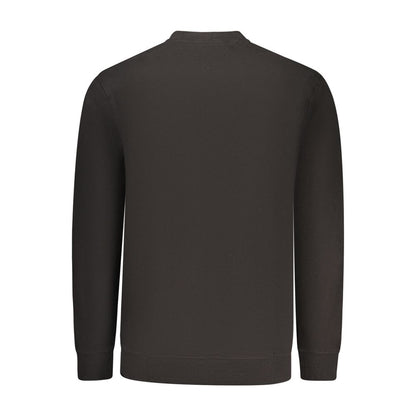Sweatshirt by Tommy Hilfiger for men in cotton black & print showcases a slouchy chic silhouette, artfully detailed with a slouchy chic crew neckline and for a slouchy chic finish.