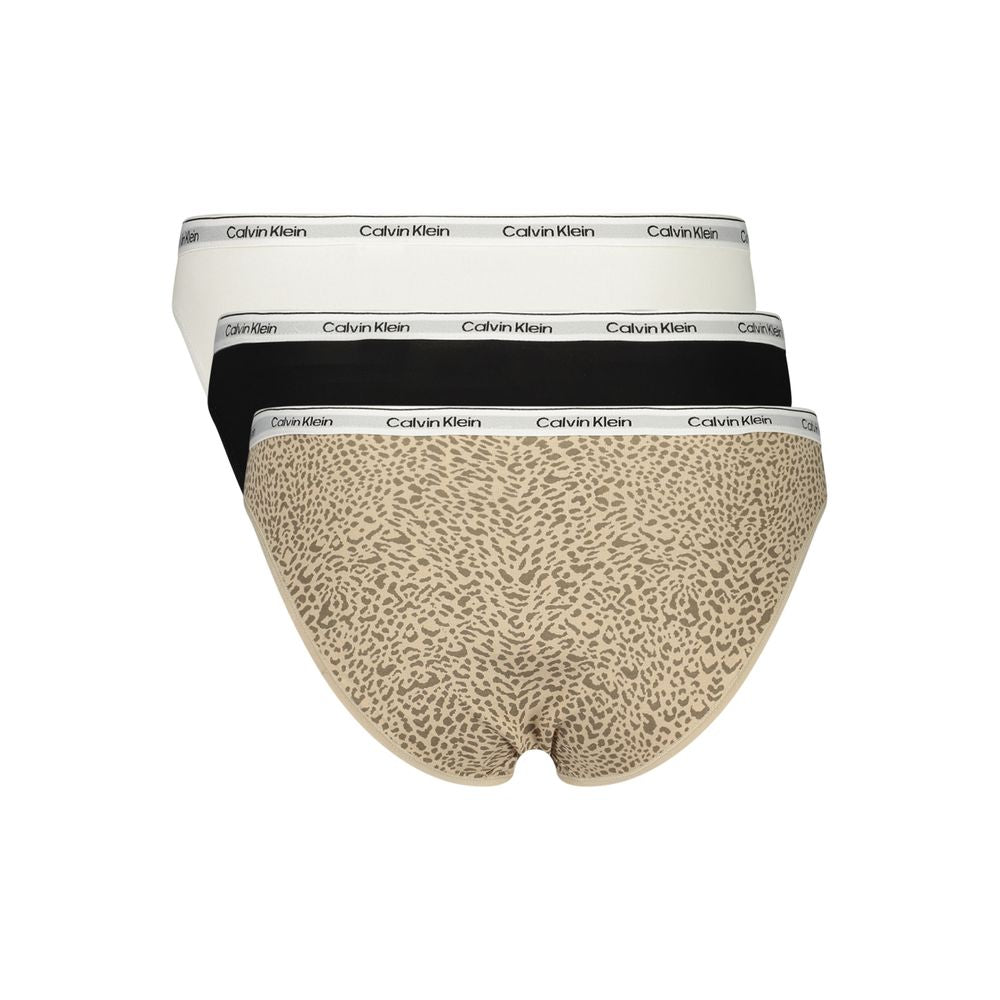Bikini Bottoms by Calvin Klein for women in cotton black, white, patterned & print features a cute silhouette, showcasing the cute design of this Women's Cotton Bikini Bottoms.