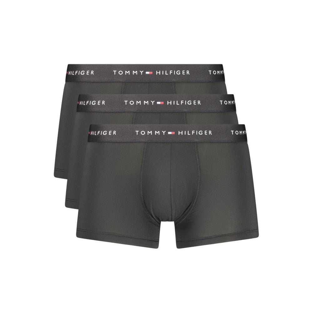 Underwear Boxer Shorts by Tommy Hilfiger for men in polyester black & print presents a nuanced silhouette from the Men's Polyester Underwear Boxer Shorts collection, emphasizing a nuanced fit with [Mens Bottoms] details.