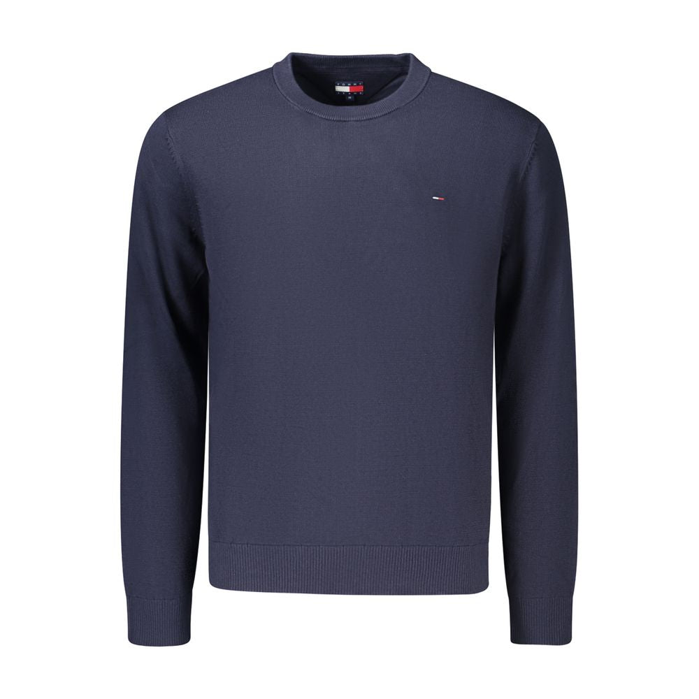 Tommy Hilfiger Men's Crew Neck Cotton Sweatshirt - Blue