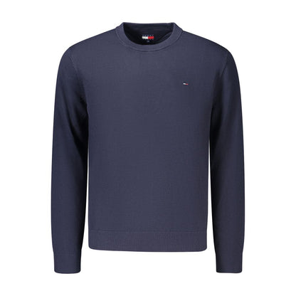 Tommy Hilfiger Men's Crew Neck Cotton Sweatshirt - Blue