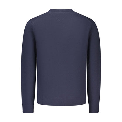 Tommy Hilfiger Men's Crew Neck Cotton Sweatshirt - Blue
