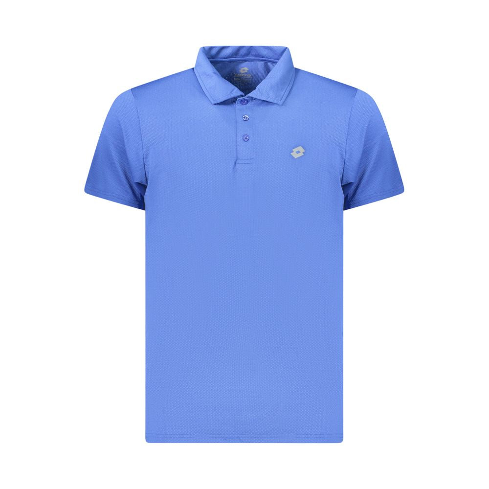 This Polo Shirt by Lotto for men in polyester blue & print presents a flawless silhouette, showcasing flawless detailing and a refined for a truly flawless aesthetic.