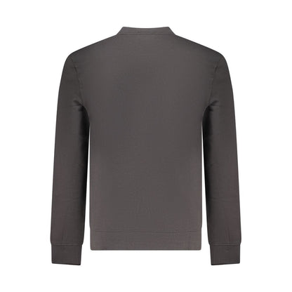 Sweatshirt by Calvin Klein for men in cotton black features a unrivaled silhouette with a refined crew neckline and unrivaled detailing for a sophisticated look.