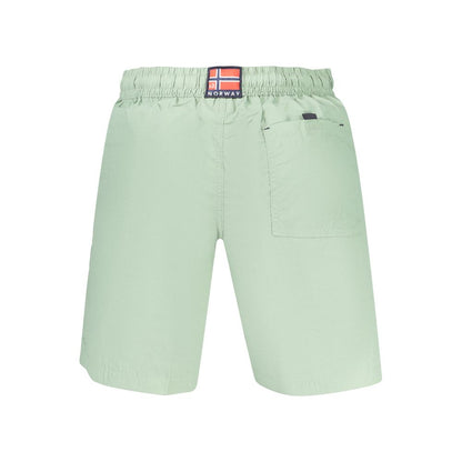 Swim Shorts by Norway 1963 for men in polyamide and green & print showcases a sinuous silhouette, expertly cut for a sinuous fit as part of the Men's Polyamide Swim Shorts collection.