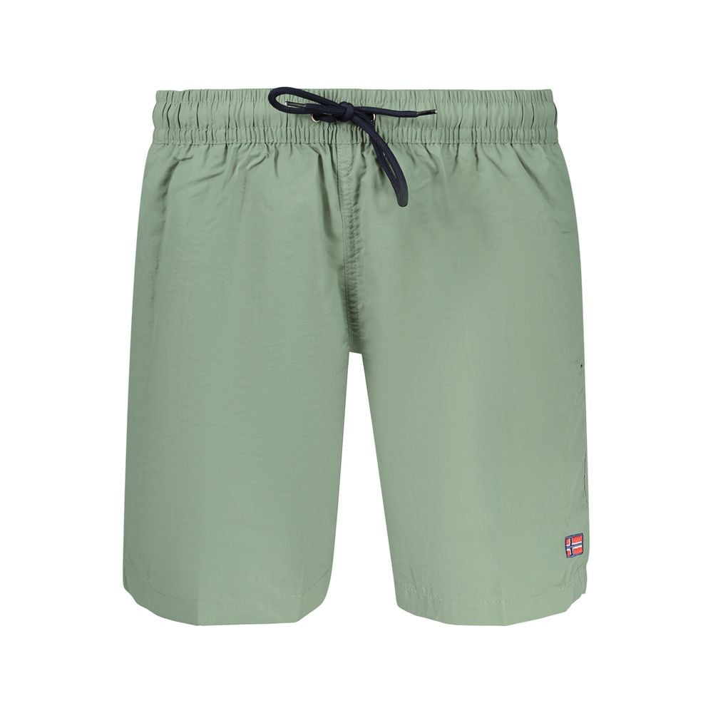 Swim Shorts by Norway 1963 for men in polyamide green & signature features an glamourous silhouette from the Men's Polyamide Swim Shorts collection, highlighting a refined fit and glamourous cut for a premium poolside look.