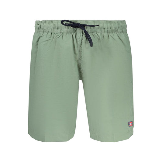 Swim Shorts by Norway 1963 for men in polyamide green & signature features an glamourous silhouette from the Men's Polyamide Swim Shorts collection, highlighting a refined fit and glamourous cut for a premium poolside look.