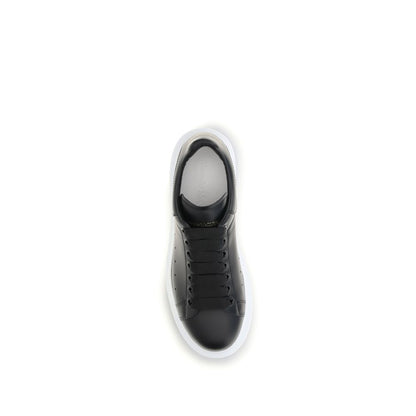 Alexander McQueen Black Calf Leather Bos Taurus Platform Sneakers