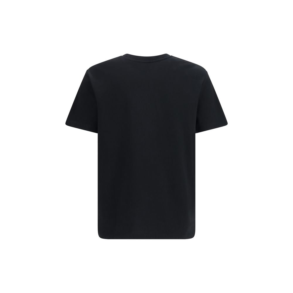 T-Shirt by Balmain for men in cotton black features an on trend silhouette, perfectly showcasing a on trend and round neckline for an elevated aesthetic.