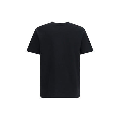 T-Shirt by Balmain for men in cotton black features an on trend silhouette, perfectly showcasing a on trend and round neckline for an elevated aesthetic.
