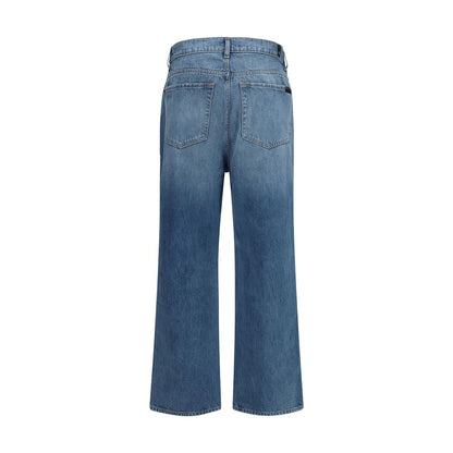Jeans by 7FOR for men in denim cotton blue & sand features an sartorial straight, relaxed-fit, regular-fit & wide and long with a cut for a sartorial finish.