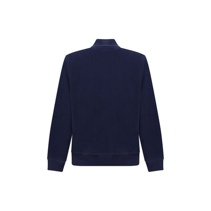 Sweatshirt by Brunello Cucinelli for men in cotton blue presents a smart casual silhouette, featuring a smart casual and for a sophisticated look.