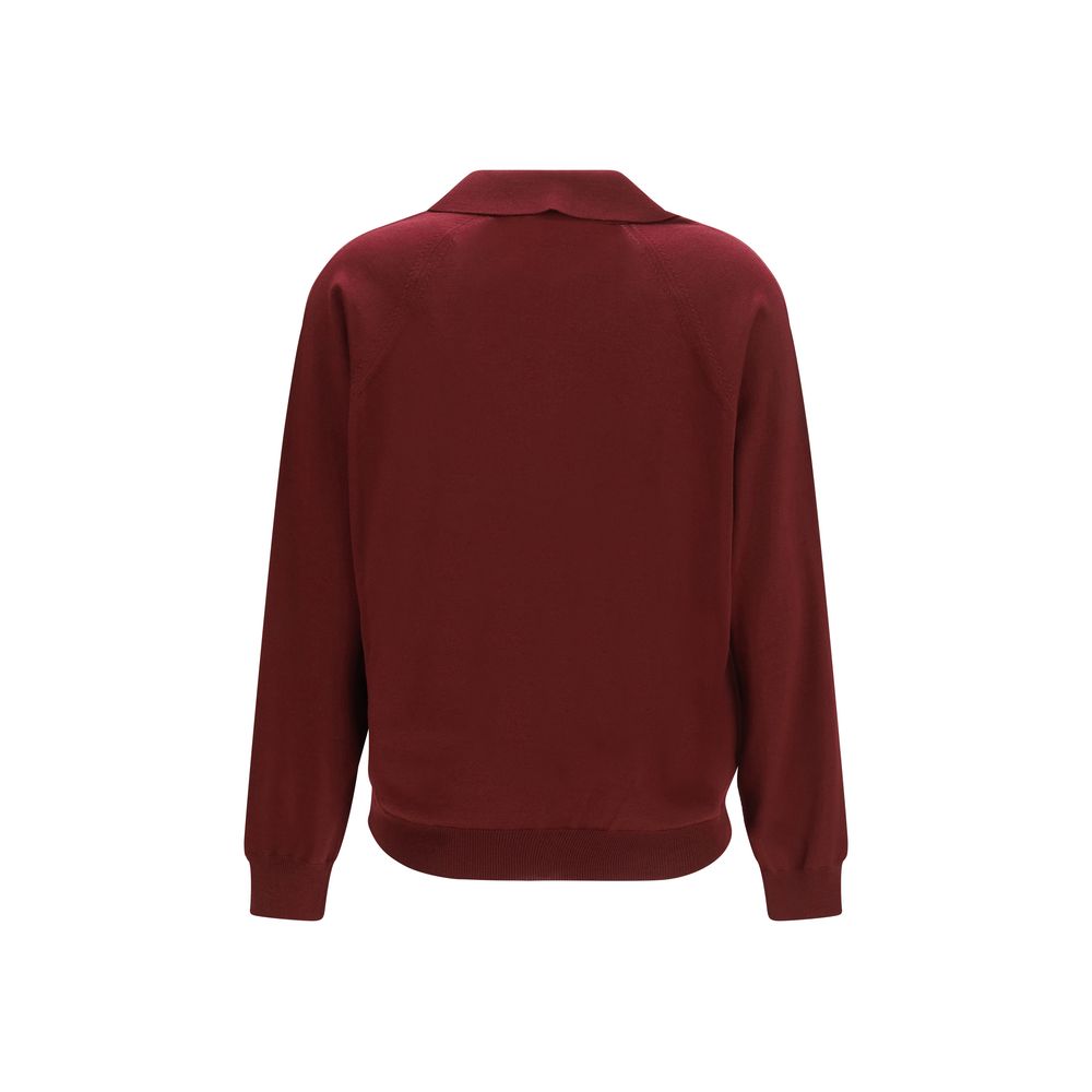 Cardigan by Miu Miu for women in virgin wool bordeaux & signature features an crisp silhouette, showcasing a sophisticated and detail for a truly crisp finish.